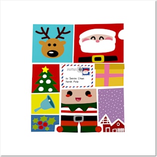 Xmas Pattern Posters and Art